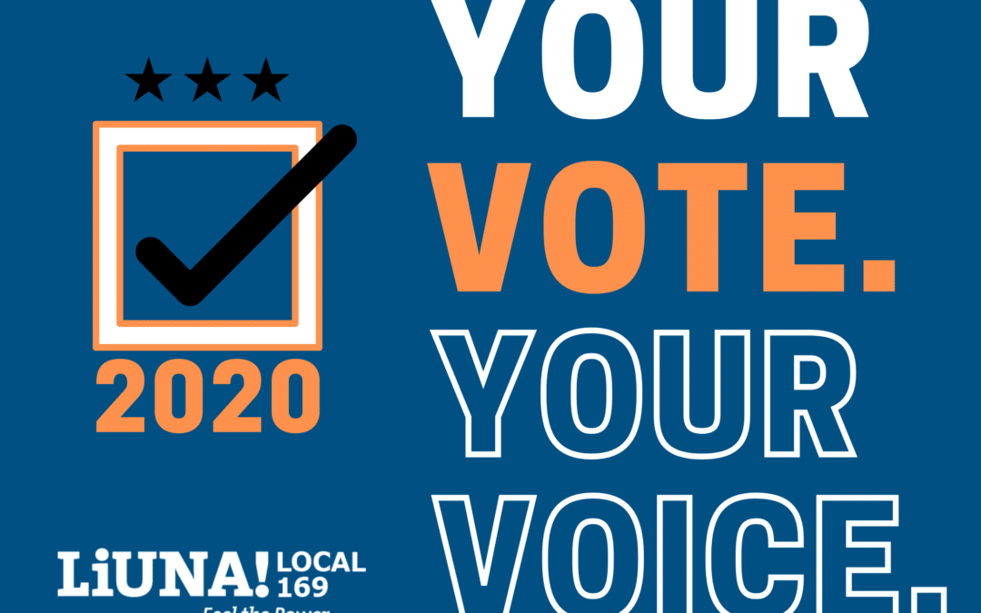 Local 169 Endorsed Candidates for the 2020 Election