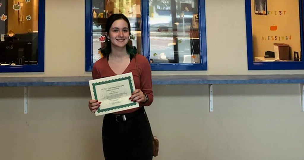 Alondra Ramirez Received the 2019 W. Vernie Reed Scholarship