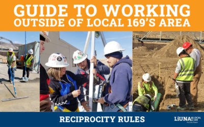 Money Follows The Man — Reciprocity Rules if Working Outside Local 169’s Area