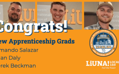 Congratulations To Our April 2023 Local 169 Apprenticeship Graduates!